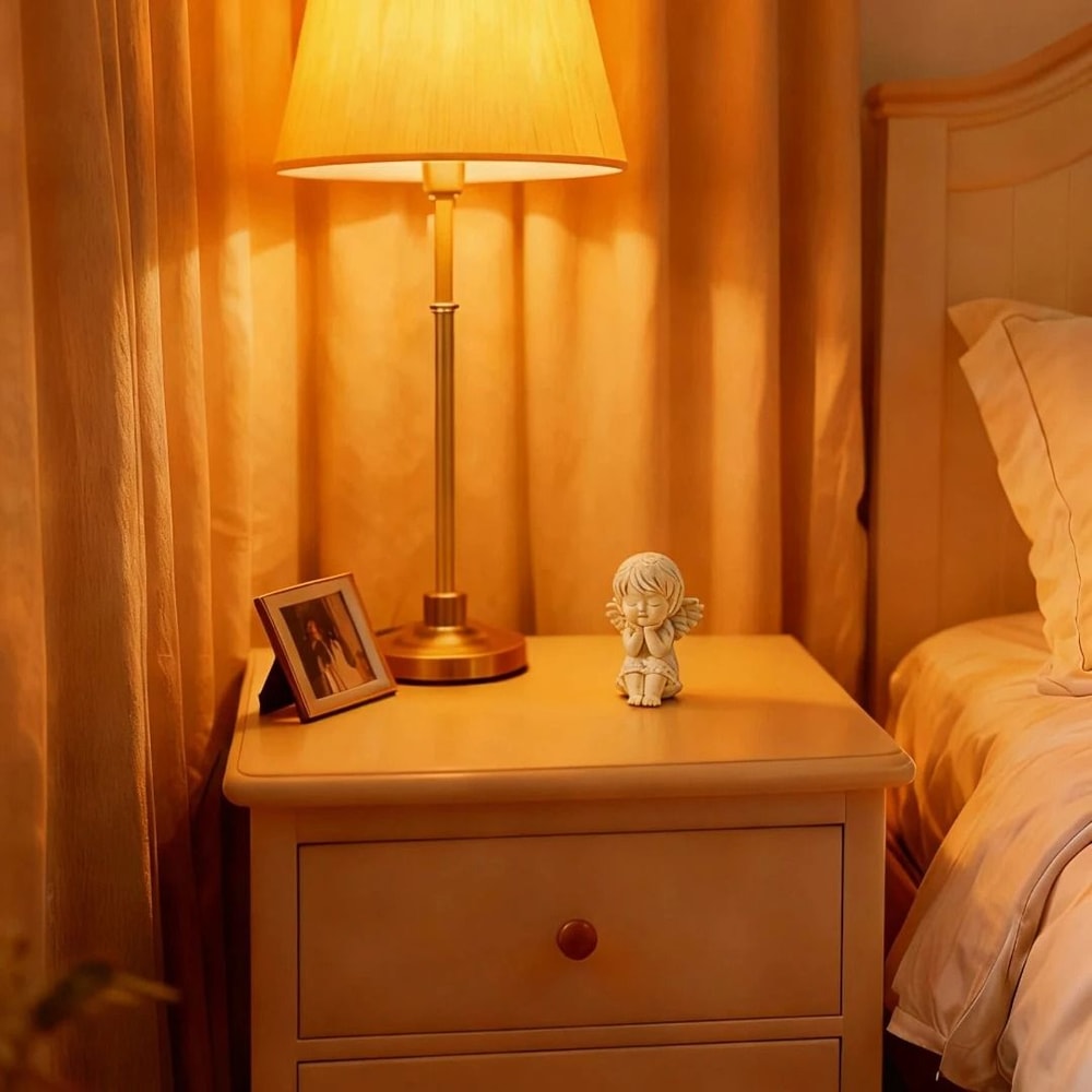 3D Printed Angel Guardian Mini Statue For Home And Garden Decor 1