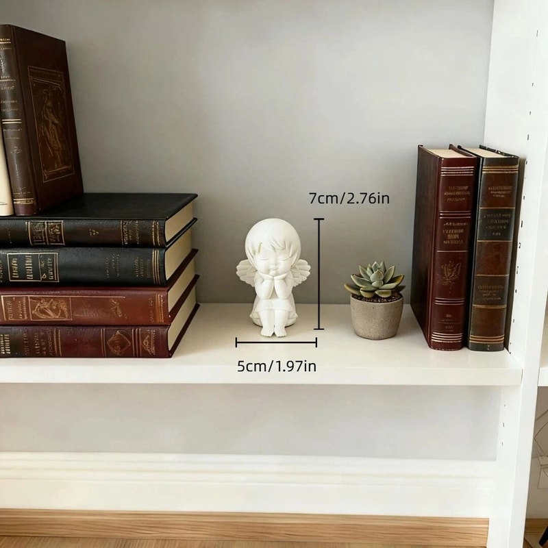 3D Printed Angel Guardian Mini Statue For Home And Garden Decor 5