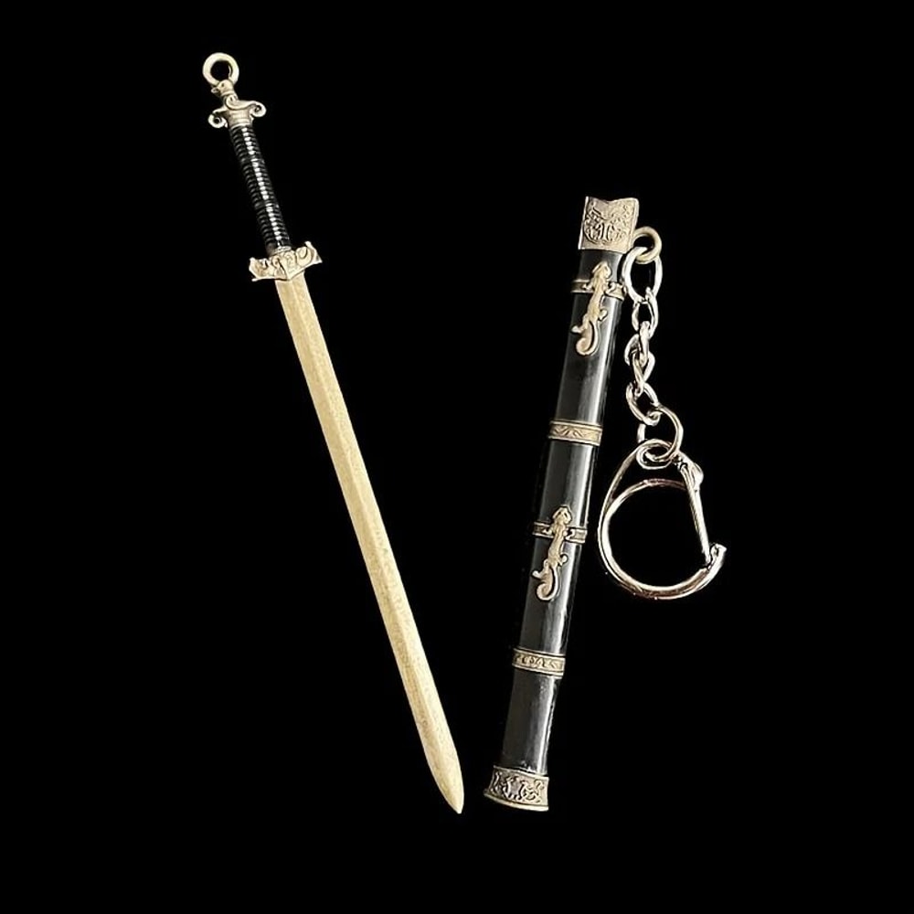 Miniature Ancient Sword Keychain Ornament For Bags And Keys 1