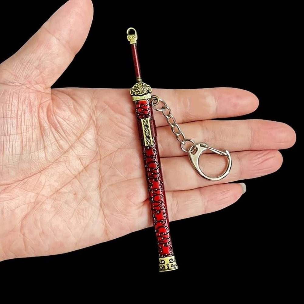 Miniature Ancient Sword Keychain Ornament For Bags And Keys 2