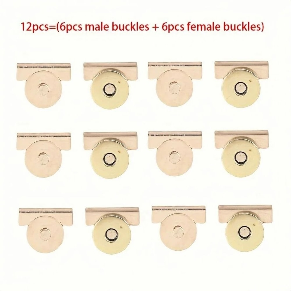 Seamless Magnetic Button Set For Bags Wallet Clothes DIY Craft Accessories 8