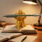 Golden Knight Creative Pen Holder Personalized Desktop Ornament Pen Storage Rack 1
