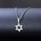 Stainless Steel Star Of David Necklace Religious Amulet Pendant 2