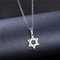 Stainless Steel Star Of David Necklace Religious Amulet Pendant 6