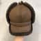 Winter Leather Fur Bomber Hat Warm Earflap Hat For Men 5