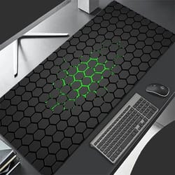 hexagon mousepad computer desk mouse pad soft office keyboard mat