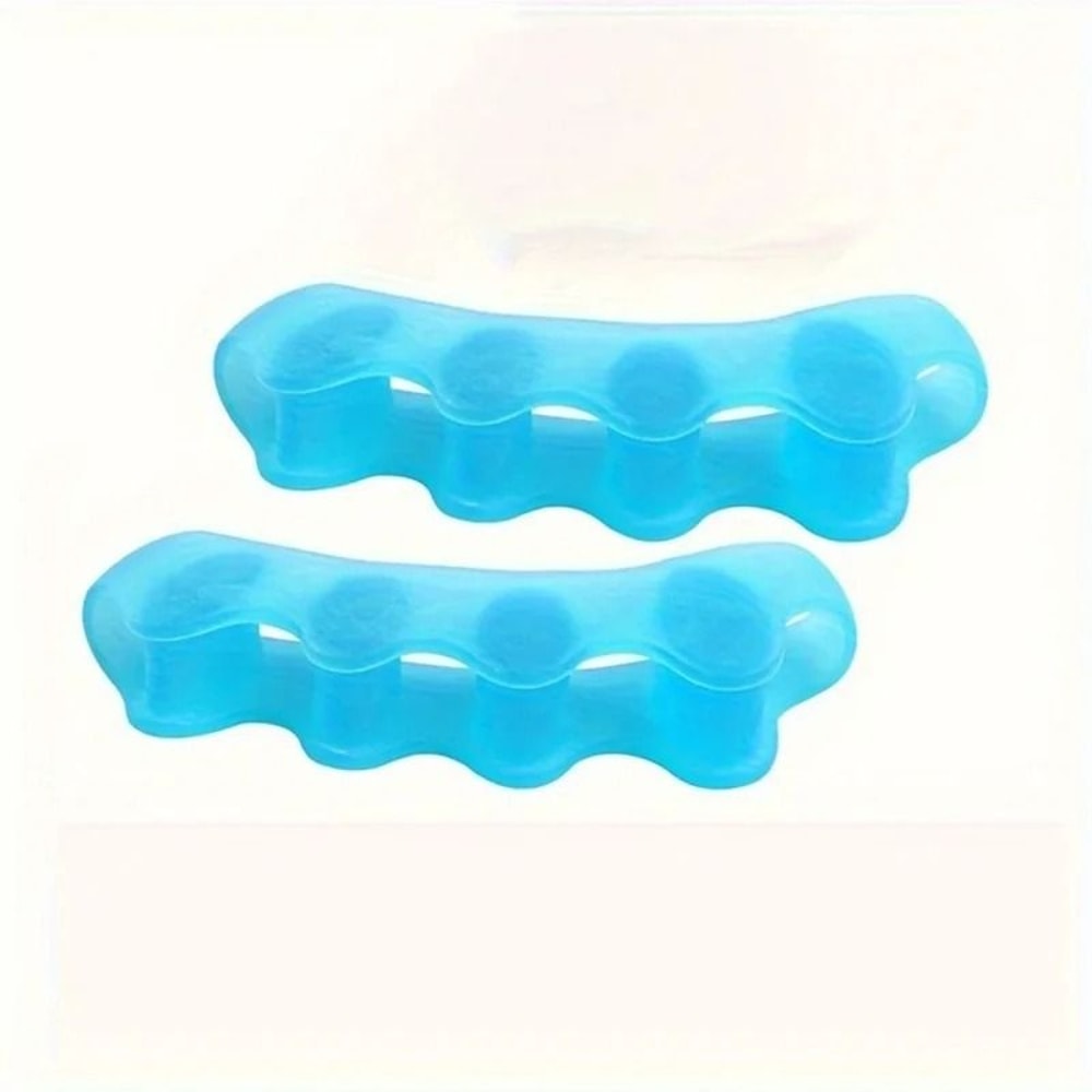 Soft Touch Silicone Toe Spacers Reusable Foot Separator Set 2