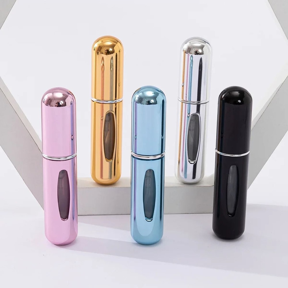 Mini Portable Perfume Spray Bottle Set Refillable Travel Atomizer 6