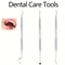 Stainless Steel Dental Tools 3 Pieces Set Oral Care Kit 3