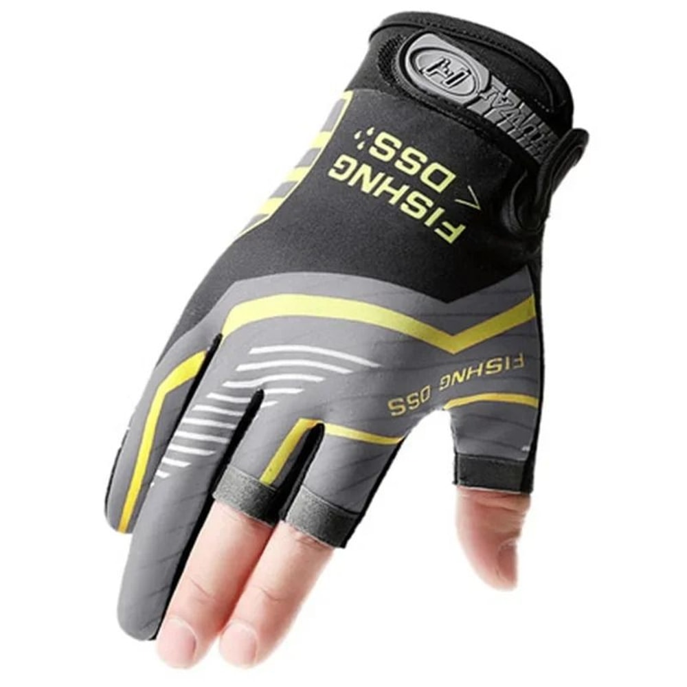 3 Finger Cut Fishing And Cycling Breathable Gloves For Men 1