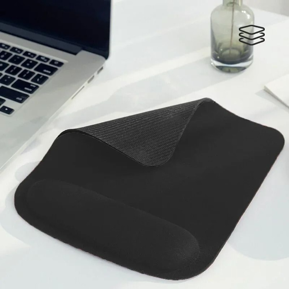 Large Thickened Ergonomic Computer Game Mouse Pad With Wrist Pad Non Slip 2