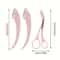 Eyebrow Trimmer Set With Comb Curved Razor And Scissors For Men And Women 5