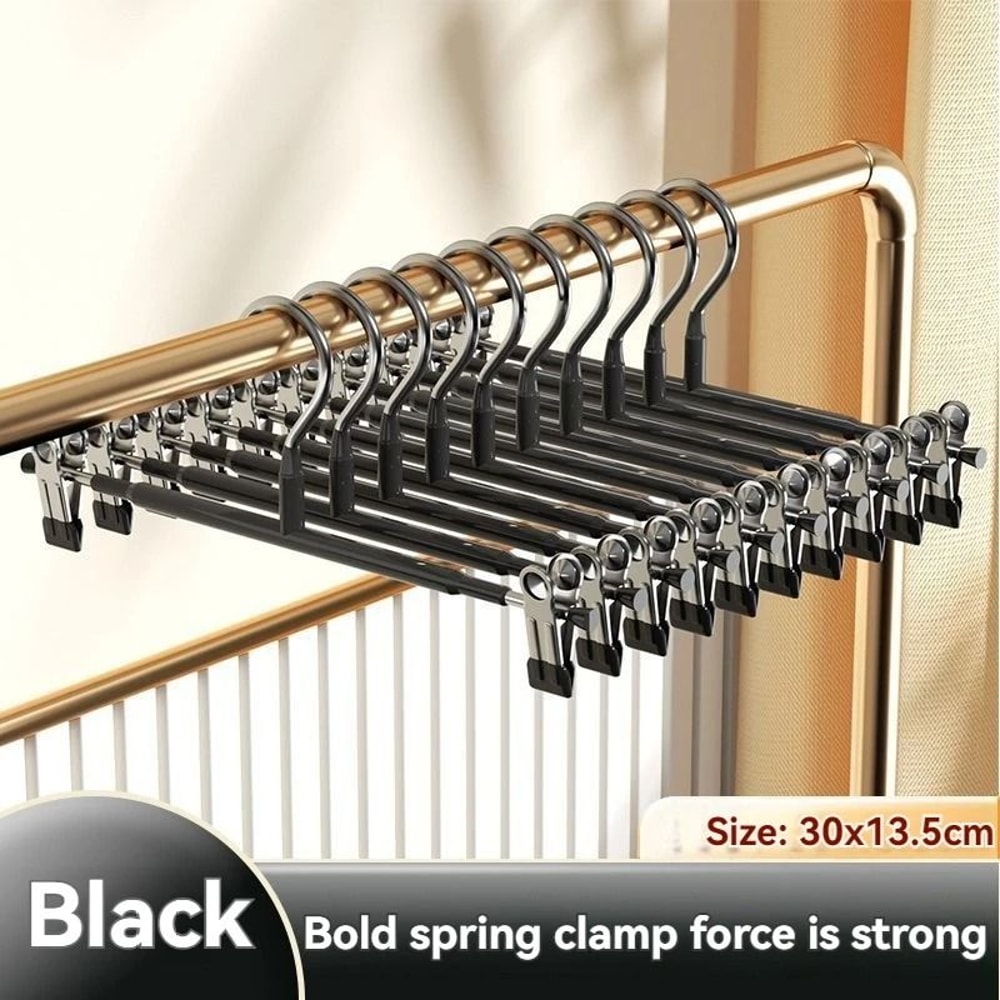 Multi Functional Pant And Skirt Rack Clip Hanger Non Slip Drying Rack 10