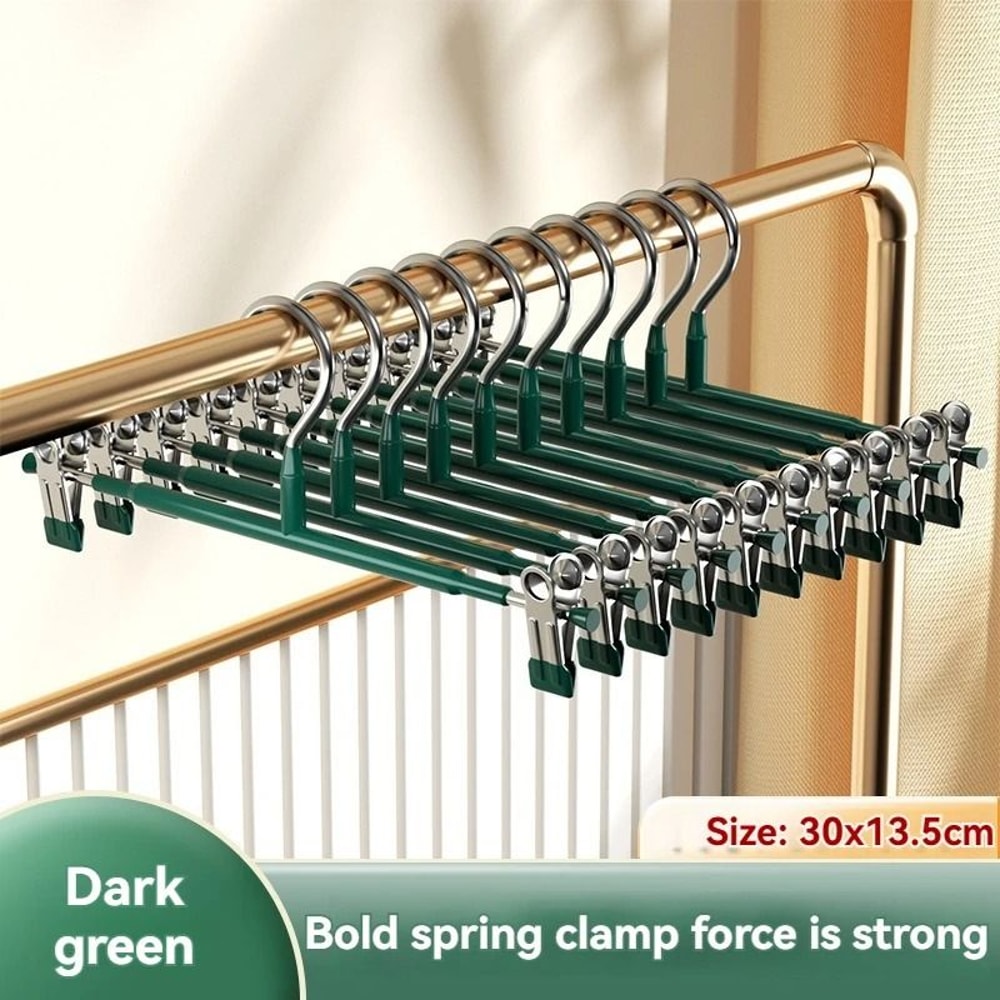 Multi Functional Pant And Skirt Rack Clip Hanger Non Slip Drying Rack 8