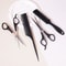 Professional Hairstyling Tool Set Hair Clippers Combs And Thinning Clippers 1