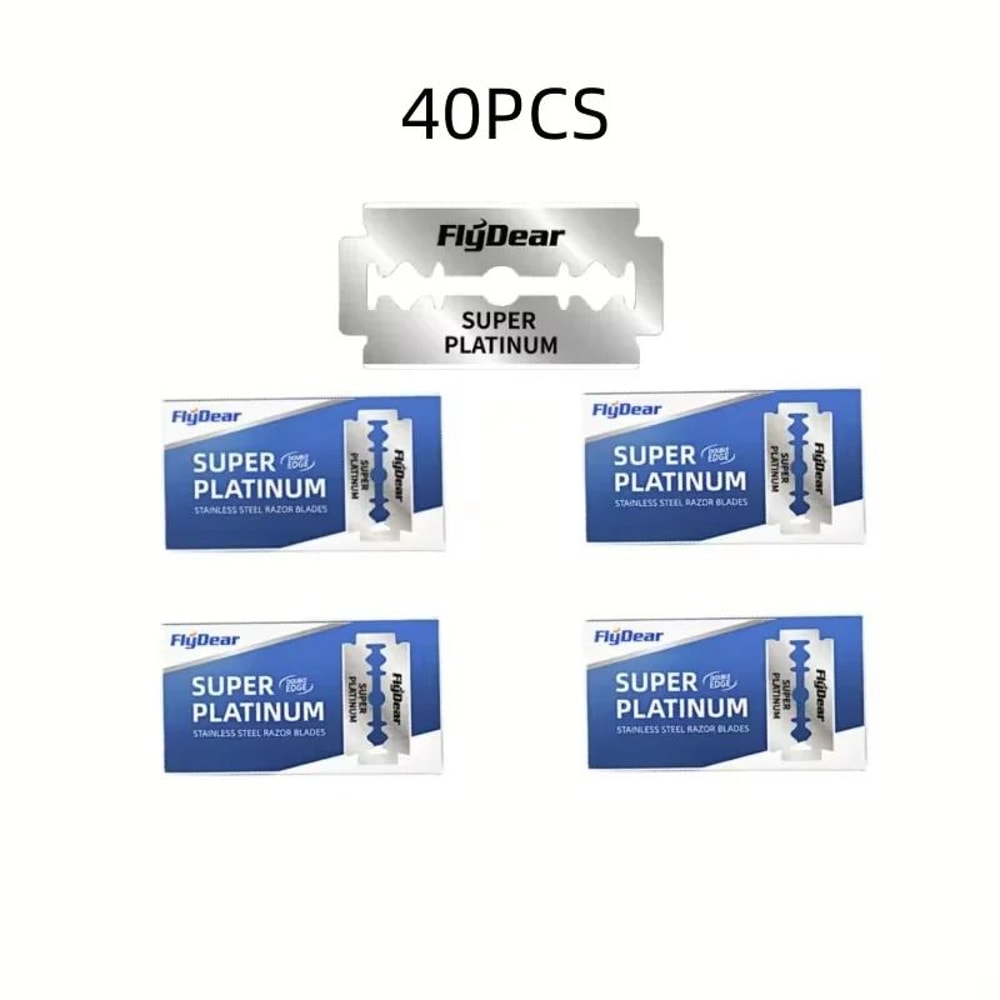 Classic Retro Stainless Double Edge Safety Razor For Men Professional Shaving Tool 10