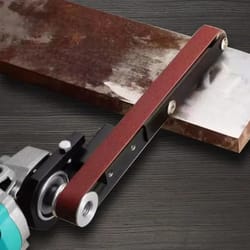 angle grinder belt sanding conversion tool for workshop projects