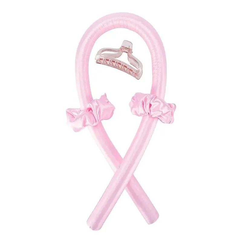 DIY Heatless Hair Curling Stick Headband Set With Hairpins 6