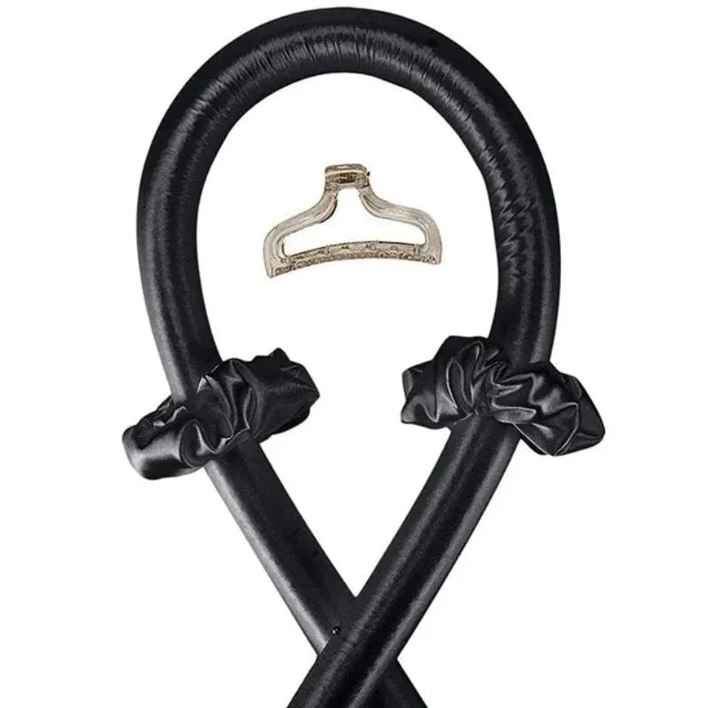 DIY Heatless Hair Curling Stick Headband Set With Hairpins 7