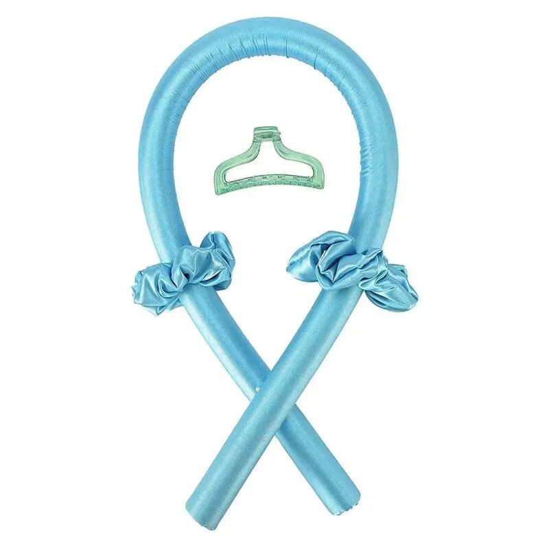 DIY Heatless Hair Curling Stick Headband Set With Hairpins 8