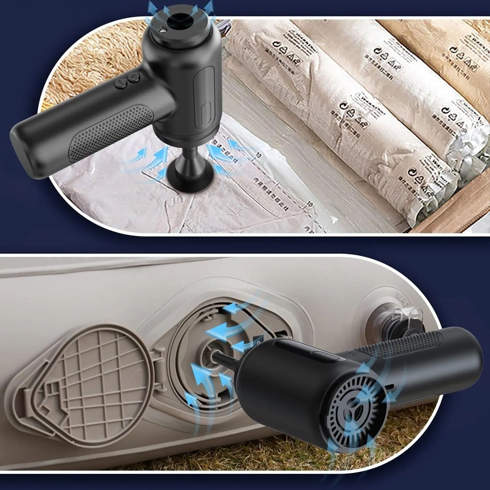 High Power Mini Handheld Air Duster With Crevice Tool 4