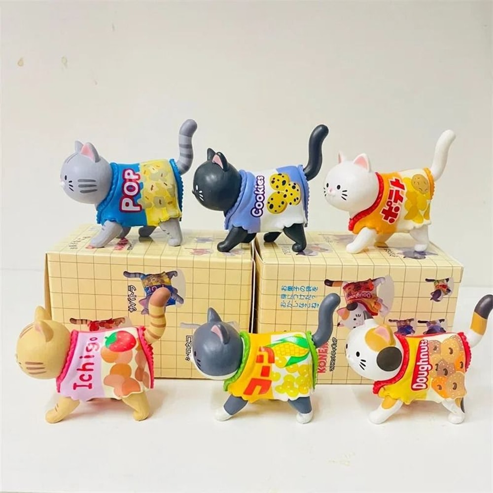 Surprise Cat Figure Blind Box Toy For Kids Holiday Gift 2