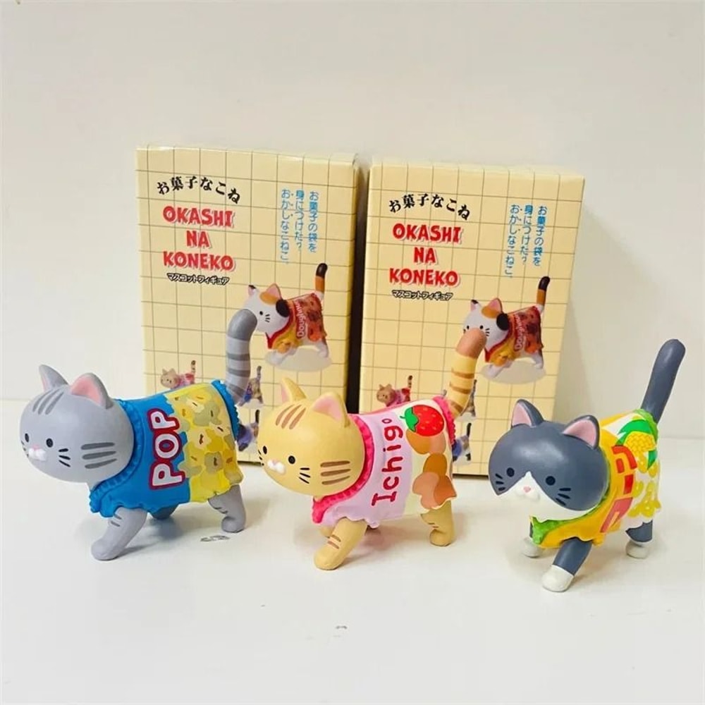 Surprise Cat Figure Blind Box Toy For Kids Holiday Gift 4