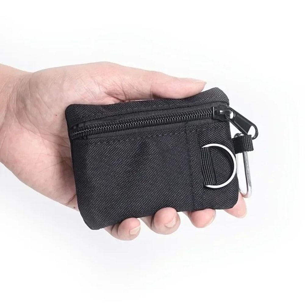 Mini Coin Purse Key Pouch Casual Nylon Storage Bag 0