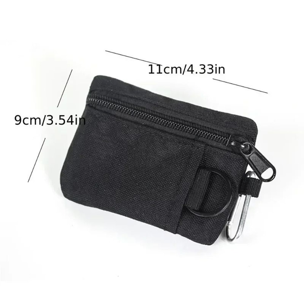 Mini Coin Purse Key Pouch Casual Nylon Storage Bag 3