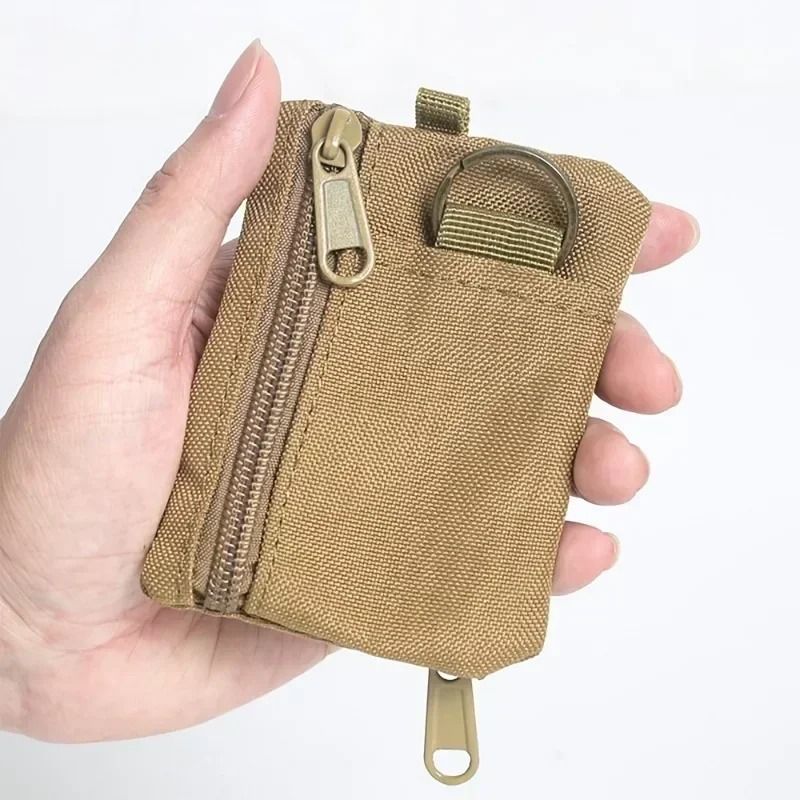 Mini Coin Purse Key Pouch Casual Nylon Storage Bag 5