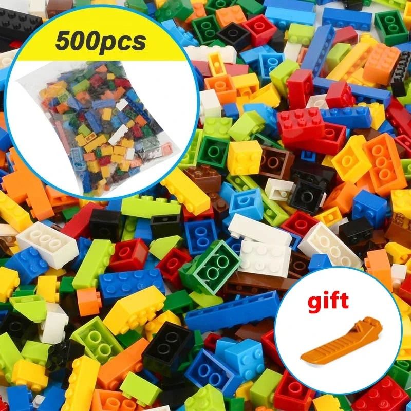 1000 Piece Building Blocks City DIY Creative Bricks Set 6