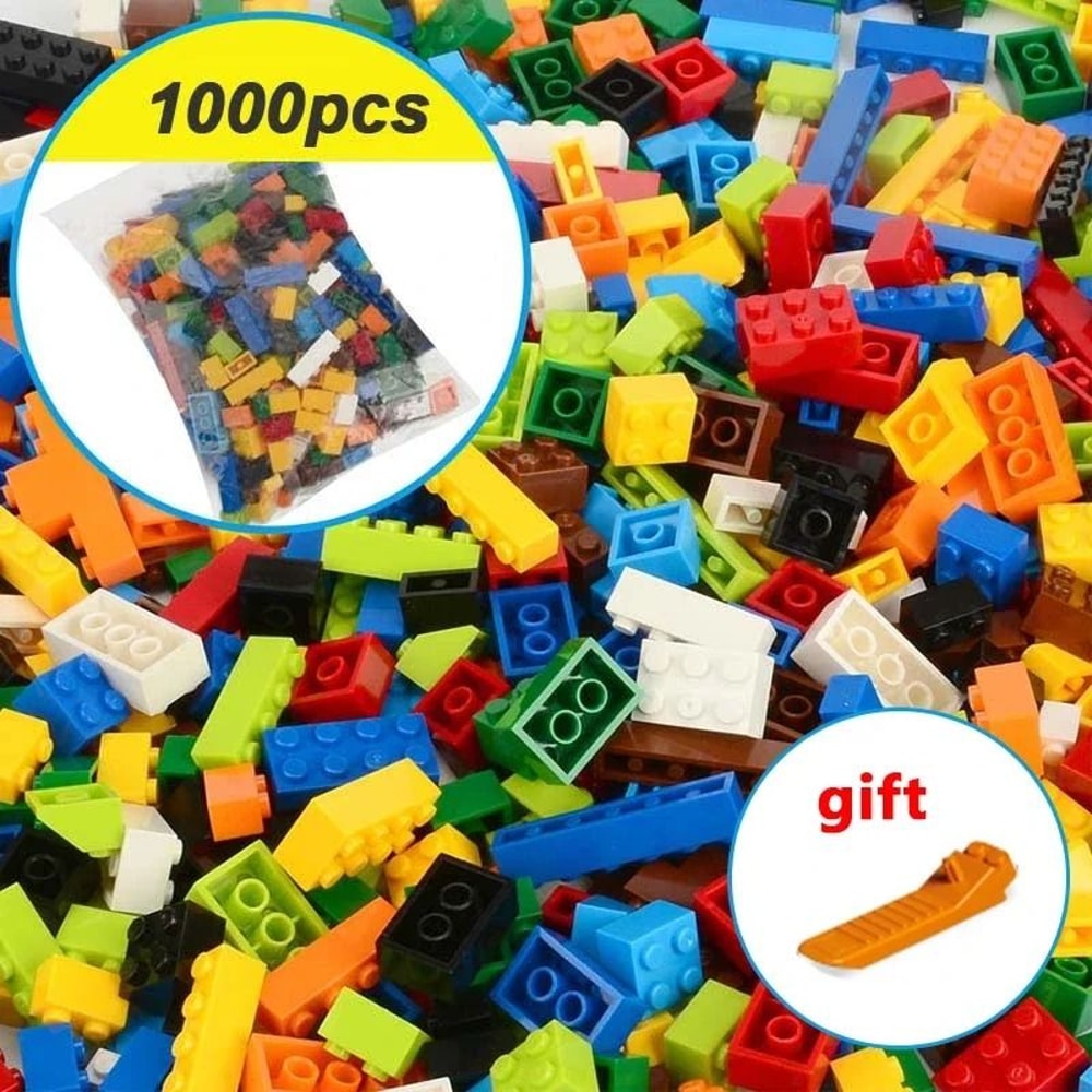 1000 Piece Building Blocks City DIY Creative Bricks Set 7