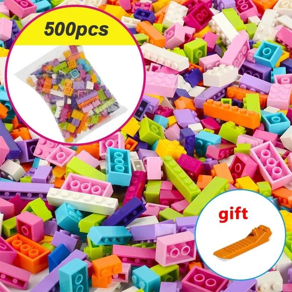 1000 Piece Building Blocks City DIY Creative Bricks Set 8