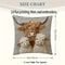 Highland Cow Retro Decorative Pillowcase For Living Room And Office 5