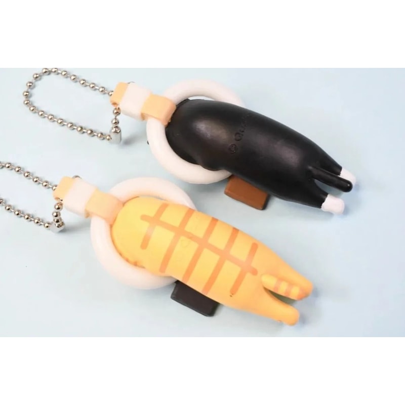 Kawaii Anime Hanging Ring Cat Figure Keychain Blind Box Toy 1