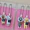 Kawaii Anime Hanging Ring Cat Figure Keychain Blind Box Toy 0