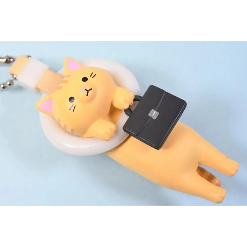 Kawaii Anime Hanging Ring Cat Figure Keychain Blind Box Toy 3