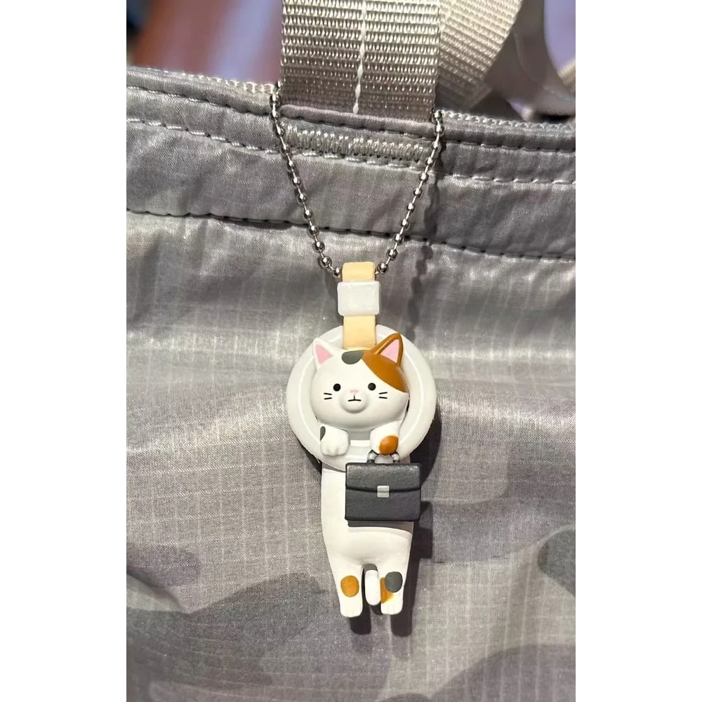 Kawaii Anime Hanging Ring Cat Figure Keychain Blind Box Toy 4