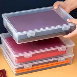 transparent storage container dustproof plastic box for organizing