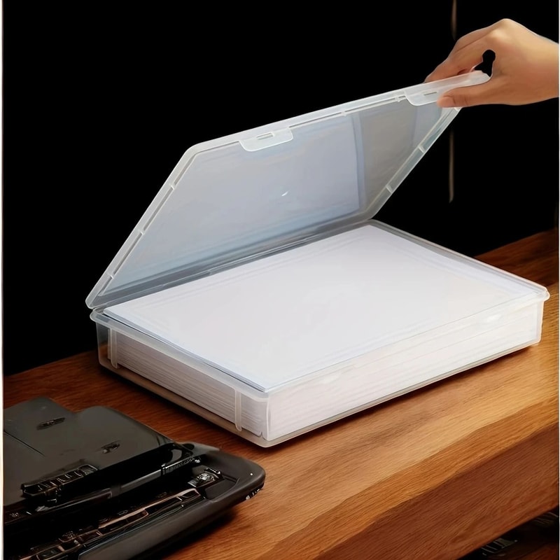 Transparent Storage Container Dustproof Plastic Box For Organizing 1