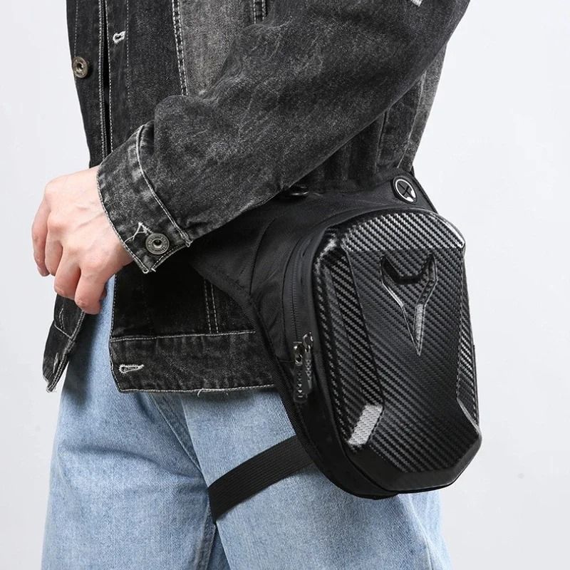 Tactical Molle Waterproof Motorcycle Riding Bag Chest Waist Drop Leg Pack 4