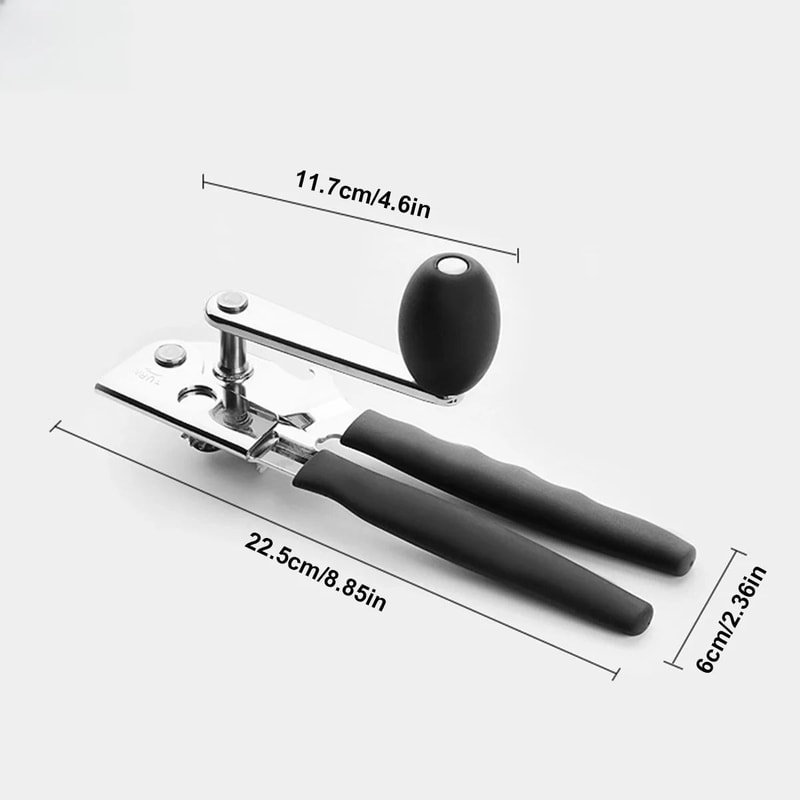 Heavy Duty Manual Can Opener With Extra Long Handles For Big Cans 1