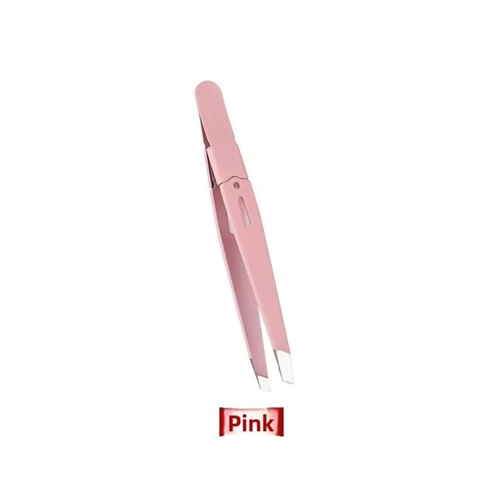 Colorful Stainless Steel Eyebrow Tweezers For Fine Hair Removal 6