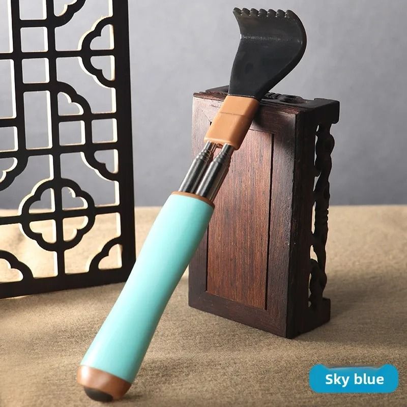 Extendable Dual Rod Stainless Steel Back Scratcher For Itch Relief 5