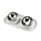 Stainless Steel Double Pet Bowl Set With Non Slip Base For Dogs And Cats 8