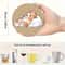Cat Lover Wooden Coaster Set Six Piece Drink Tray For Home And Cafe 2