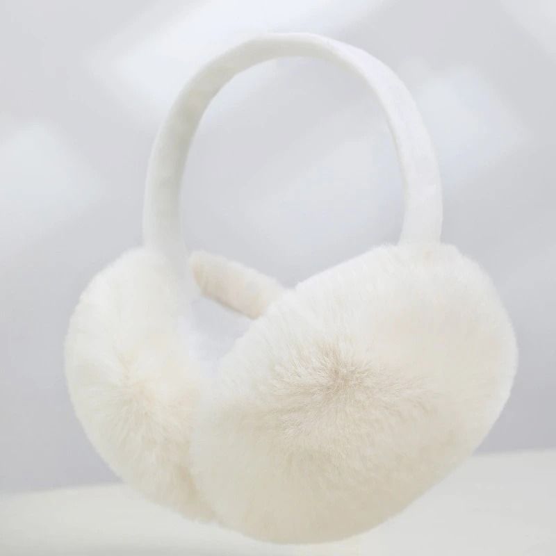 Foldable Plush Warm Earmuffs For Women Winter Ear Warmers 7