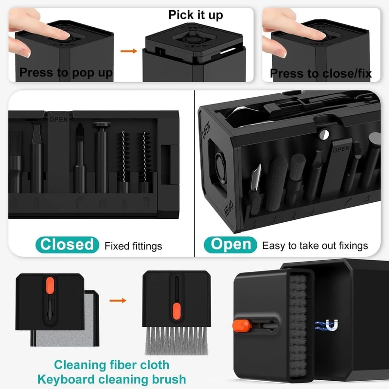 Multi Functional Electronic Cleaning Kit With Precision Tools 3