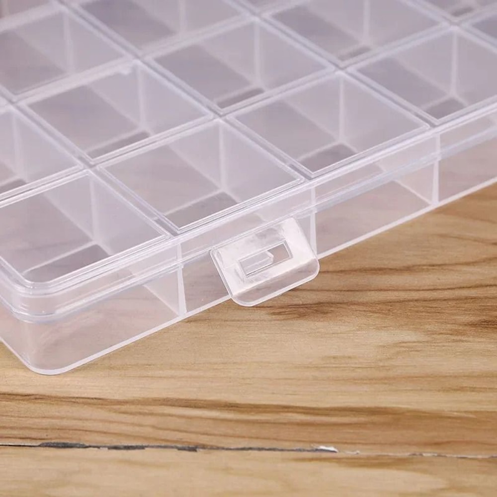 Plastic Jewelry Organizer Box With Multiple Compartments 3