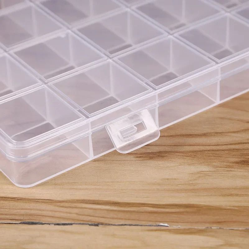 Plastic Jewelry Organizer Box With Multiple Compartments 3